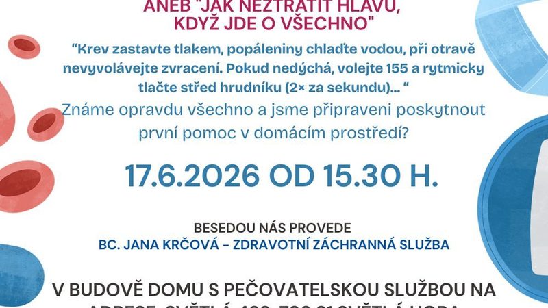 PRVNÍ POMOC BEZ PANIKY