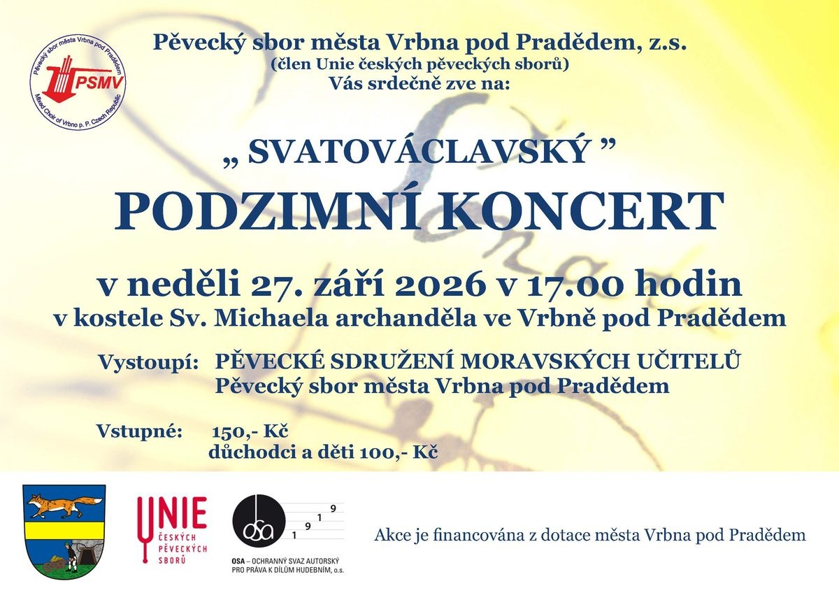 "Svatováclavský" podzimní koncert