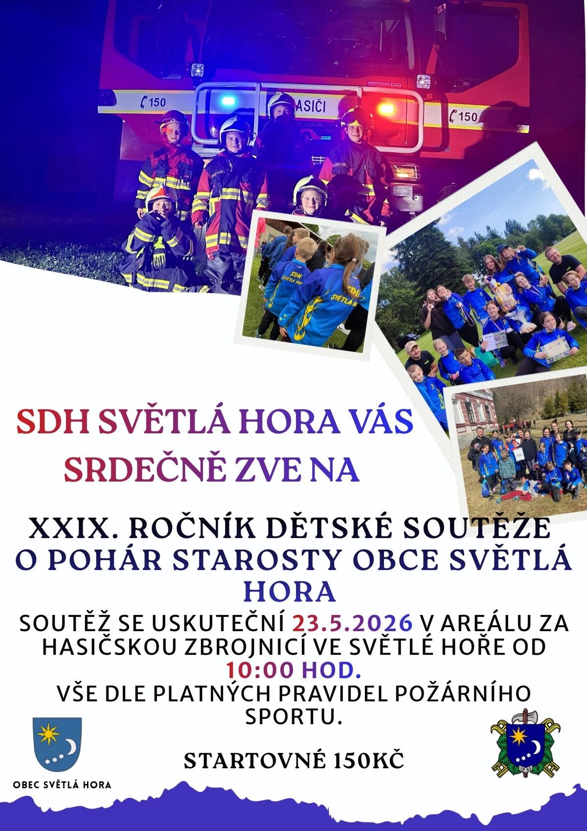 Dětská soutěž - hasiči