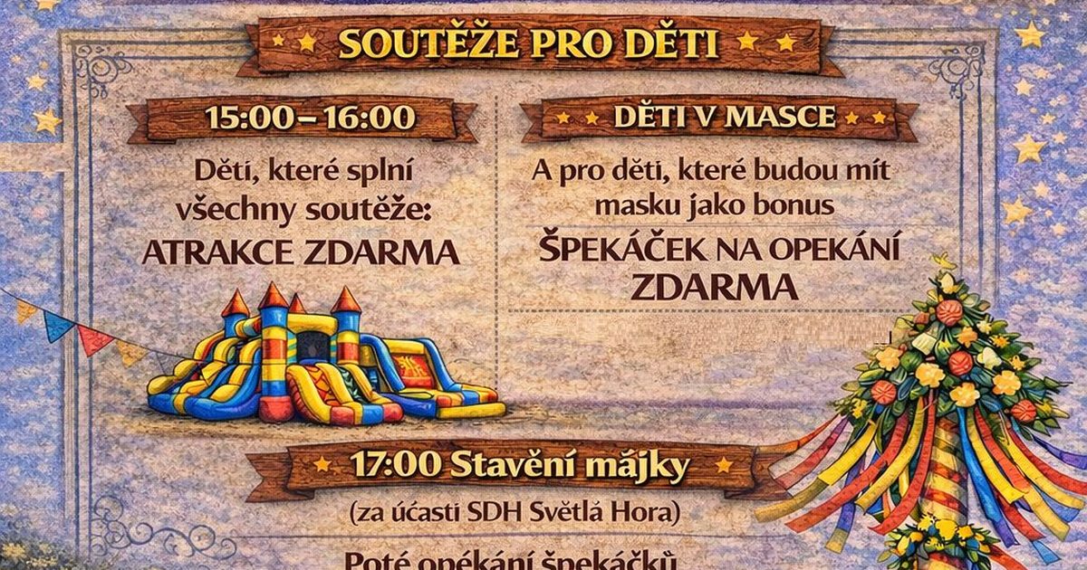 Čarodějnice a stavění májky