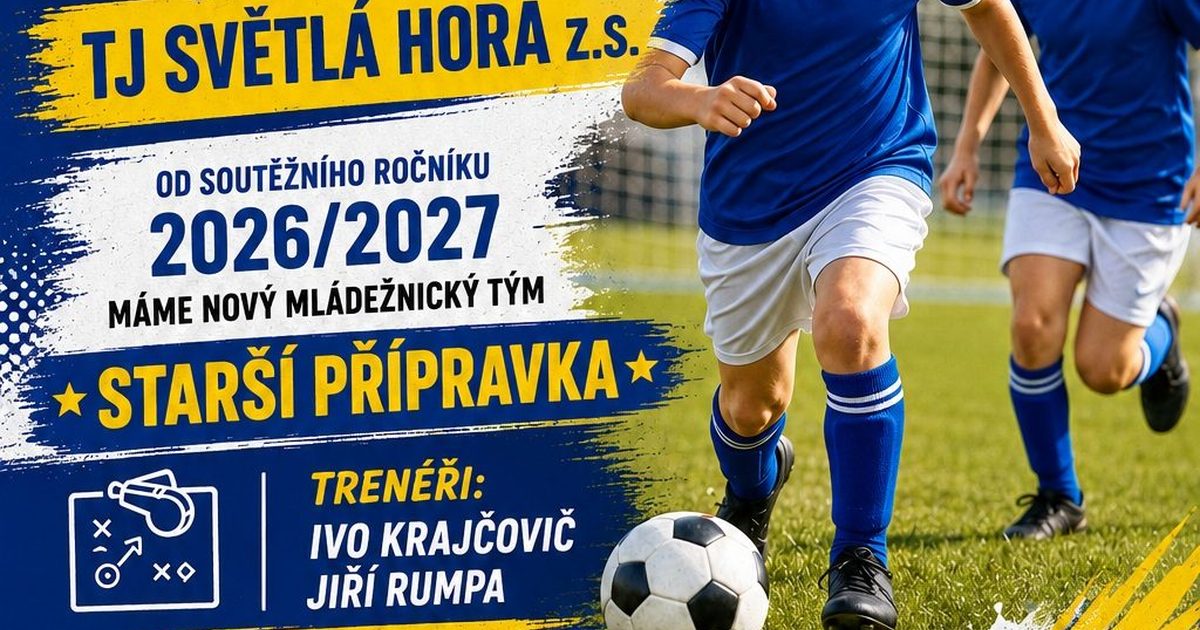 Nábor dětí do fotbalové soutěže