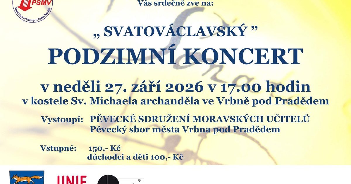 "Svatováclavský" podzimní koncert