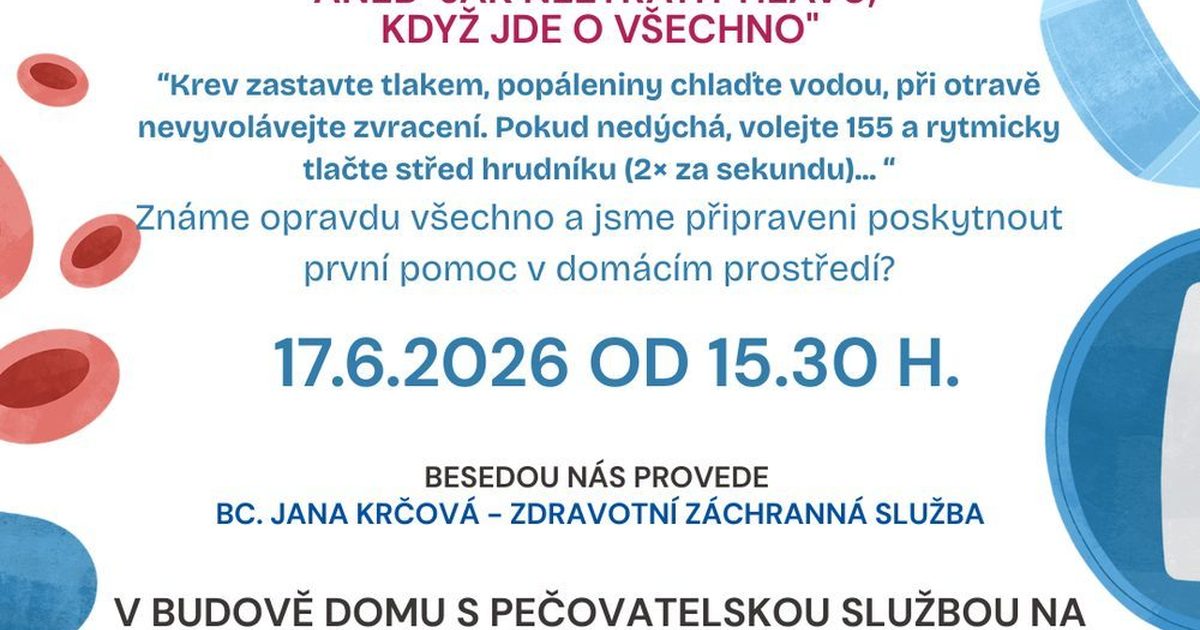PRVNÍ POMOC BEZ PANIKY