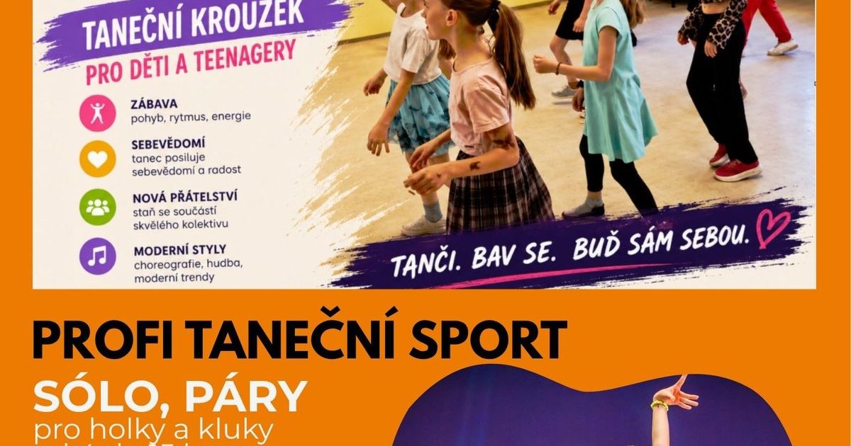 Taneční kroužek pro děti.