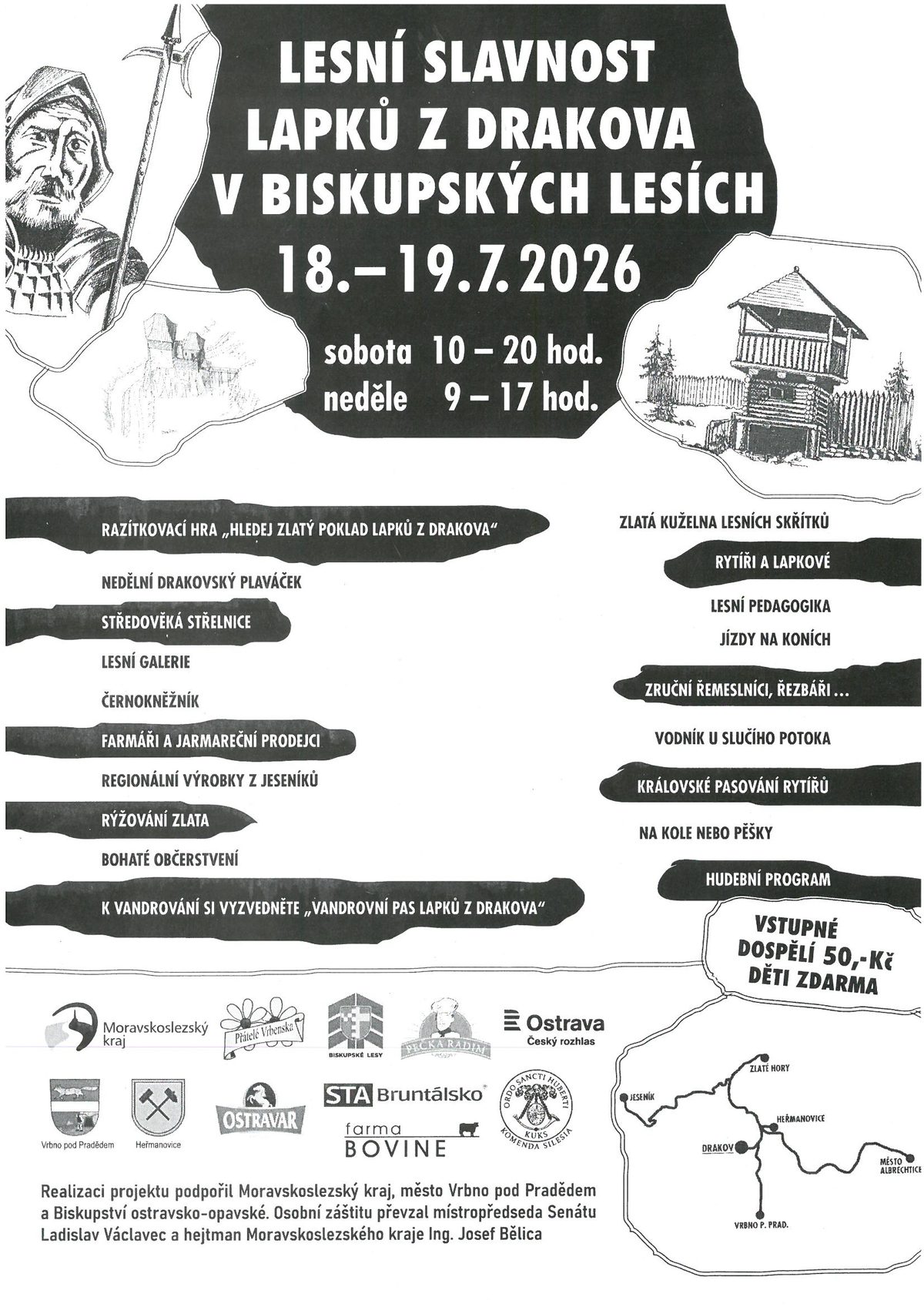 LESNÍ SLAVNOST LAPKŮ Z DRAKOVA