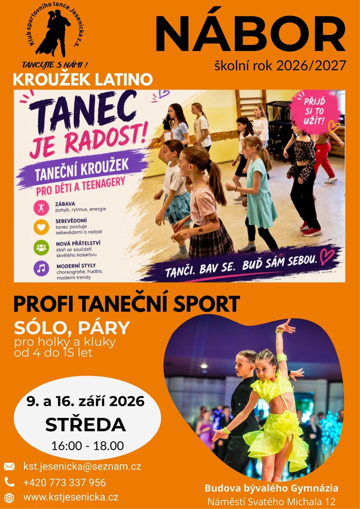 Taneční kroužek pro děti.