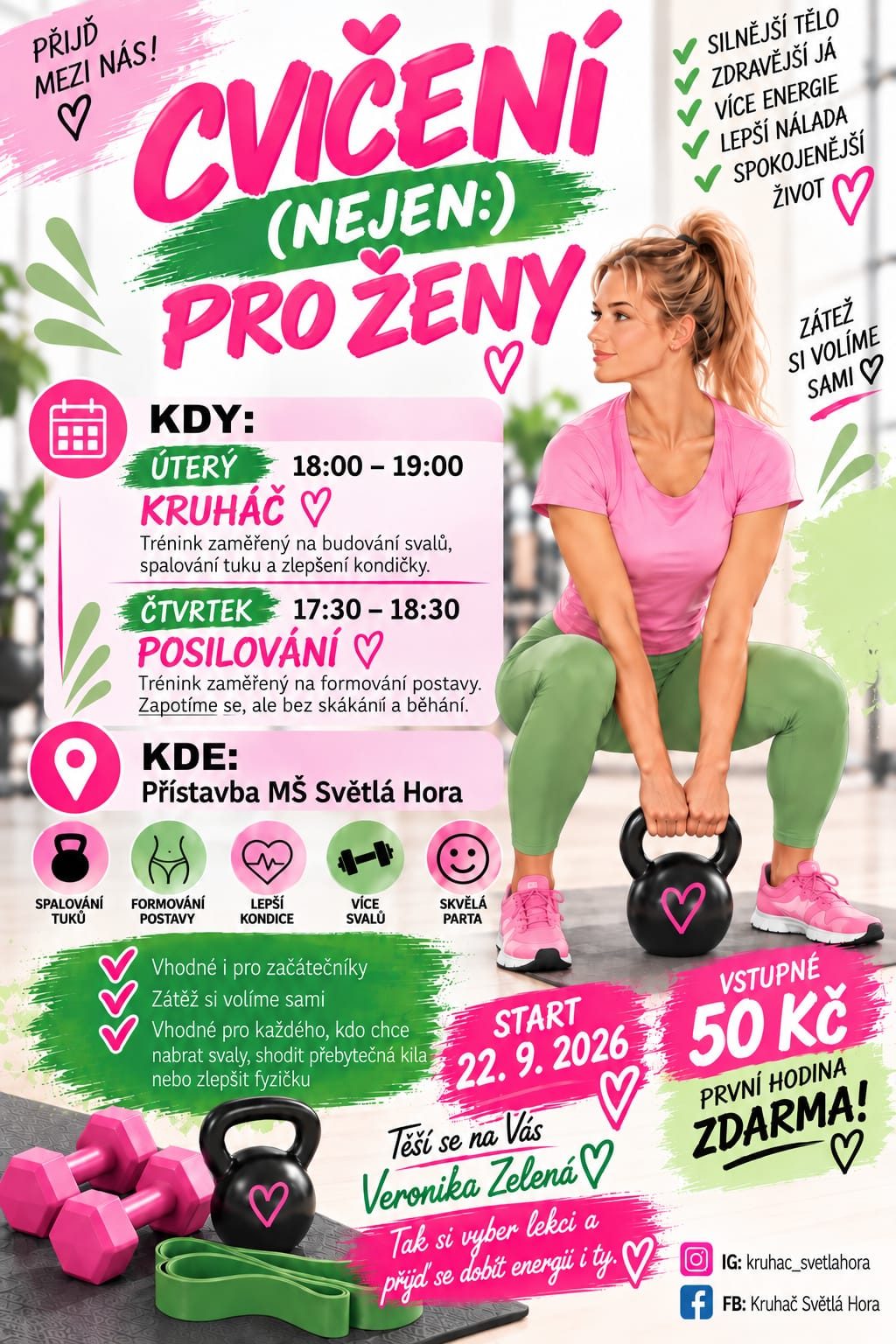 Cvičení nejen pro ženy