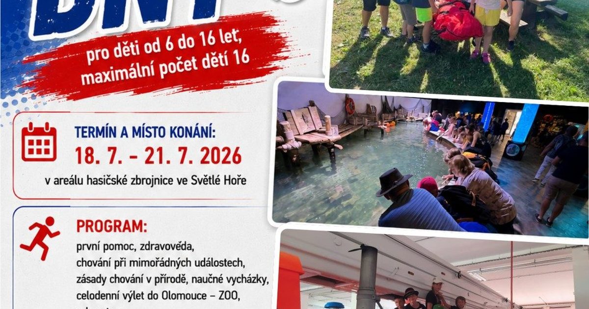 Příměstský tábor - SDH Světlá Hora