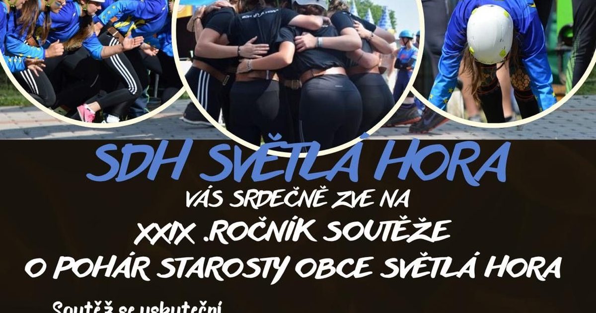 O pohár starosty obce Světlá Hora