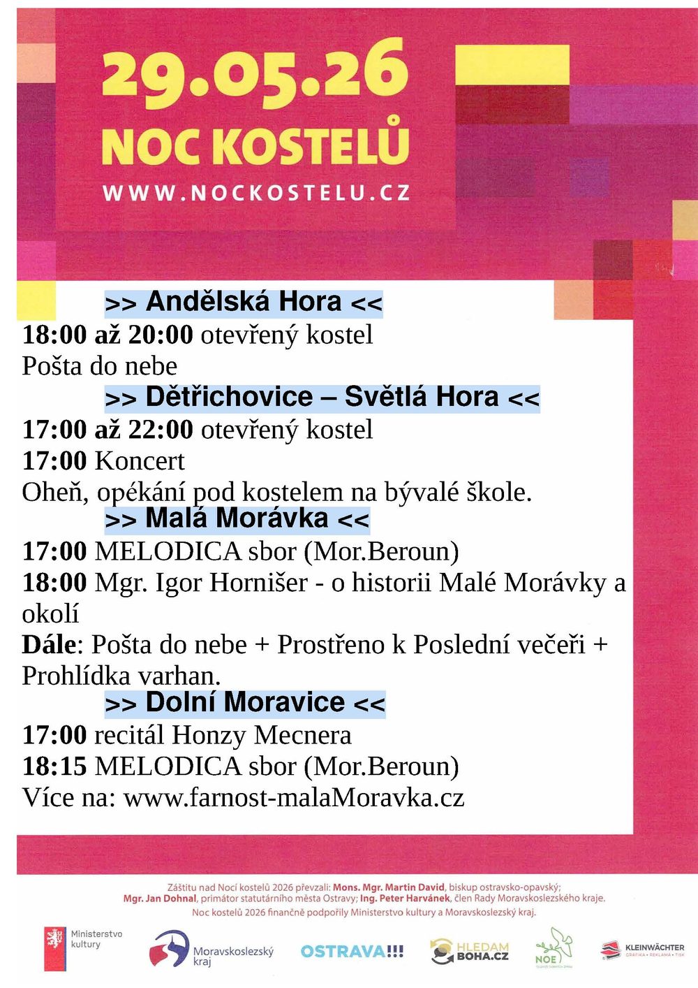 NOC KOSTELŮ
