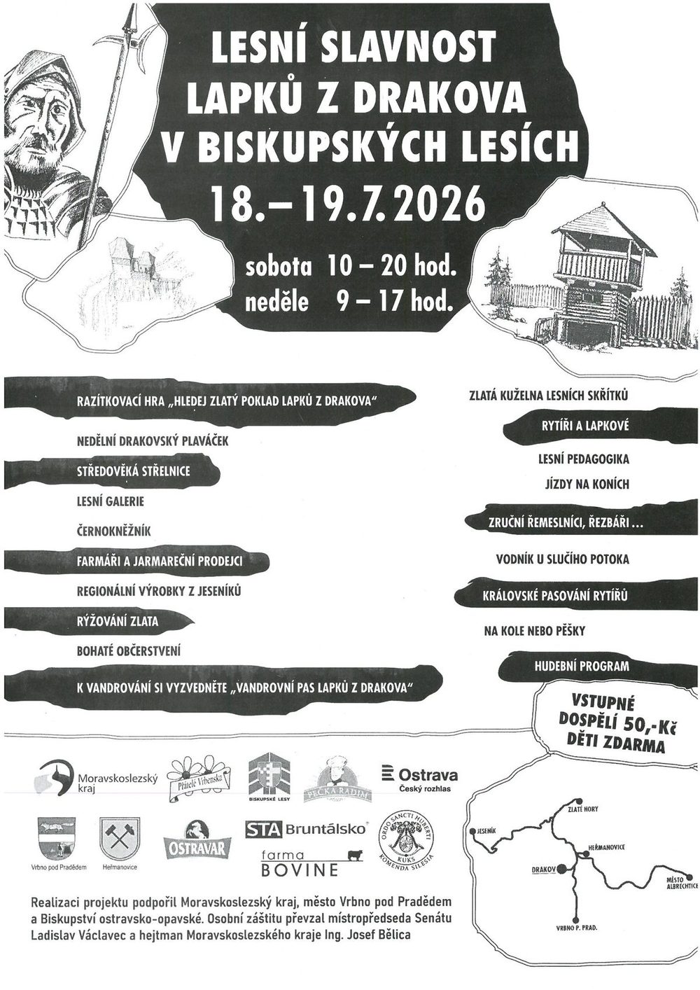 LESNÍ SLAVNOST LAPKŮ Z DRAKOVA