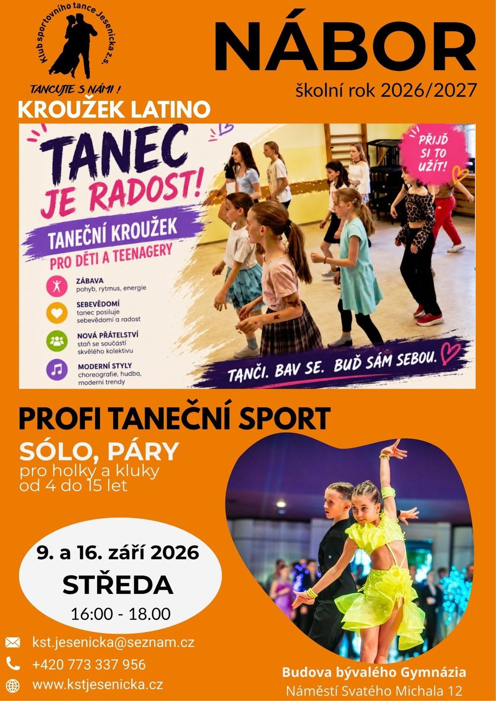 Taneční kroužek pro děti.
