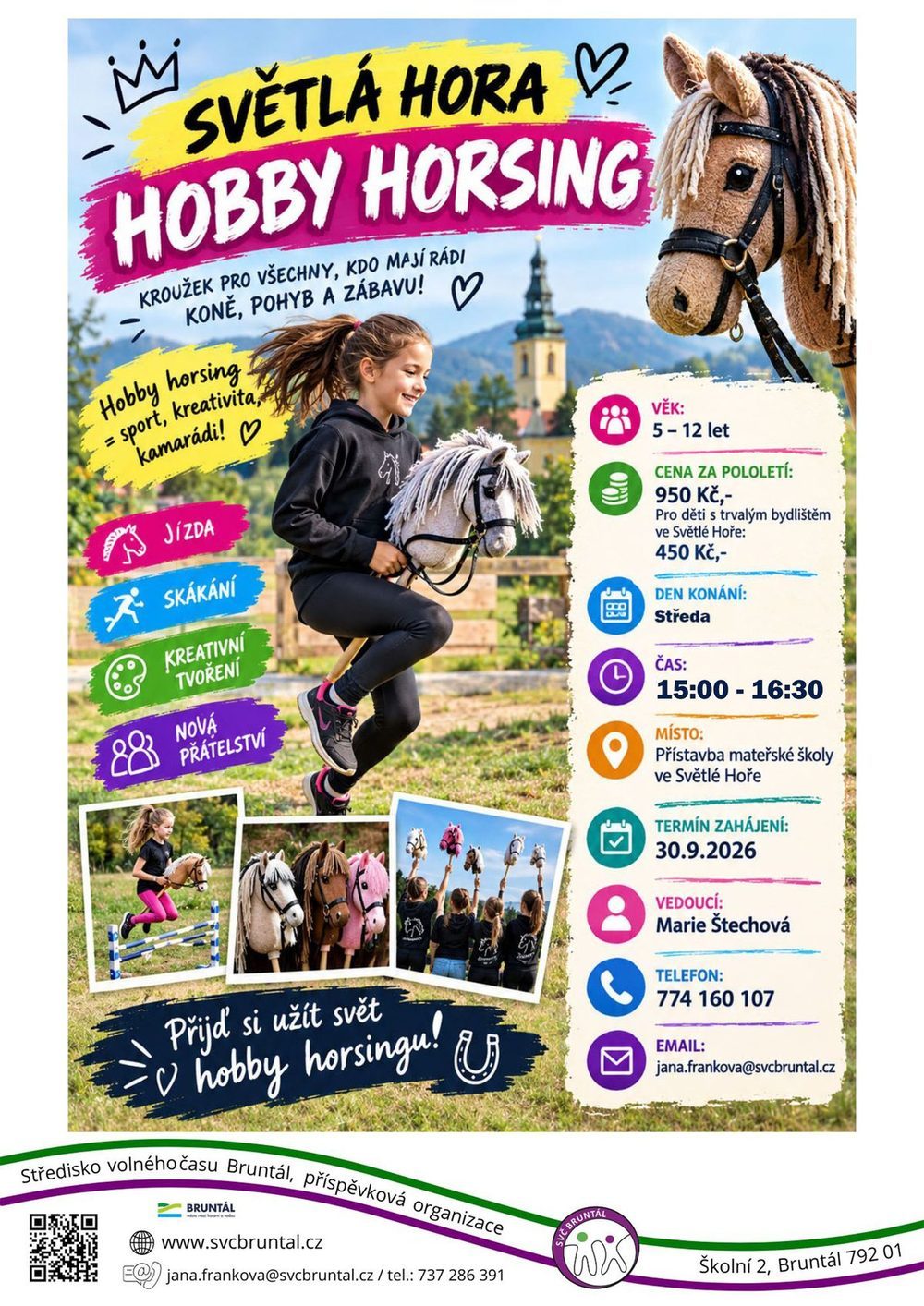 Hobby horsing pro děti 5 - 12 let