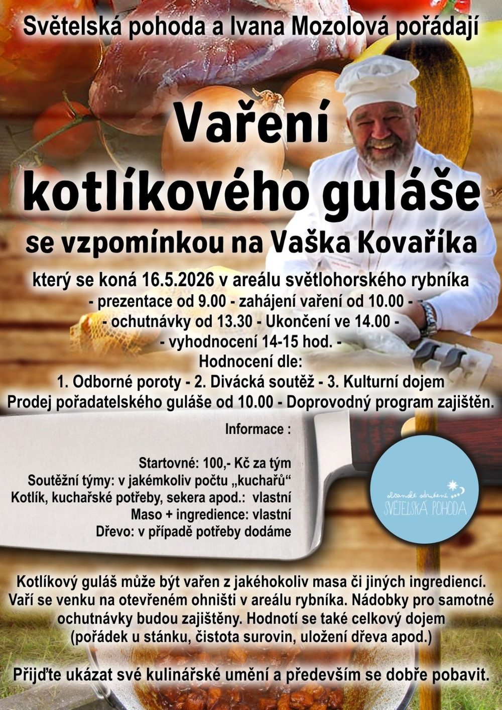 Vaření kotlíkového guláše