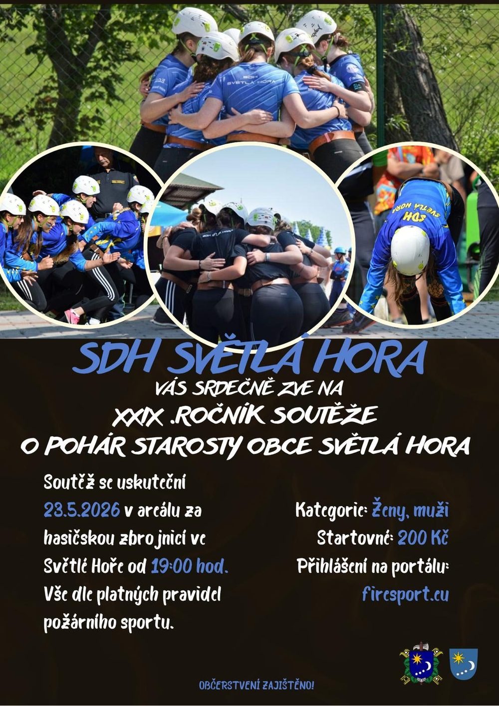 O pohár starosty obce Světlá Hora