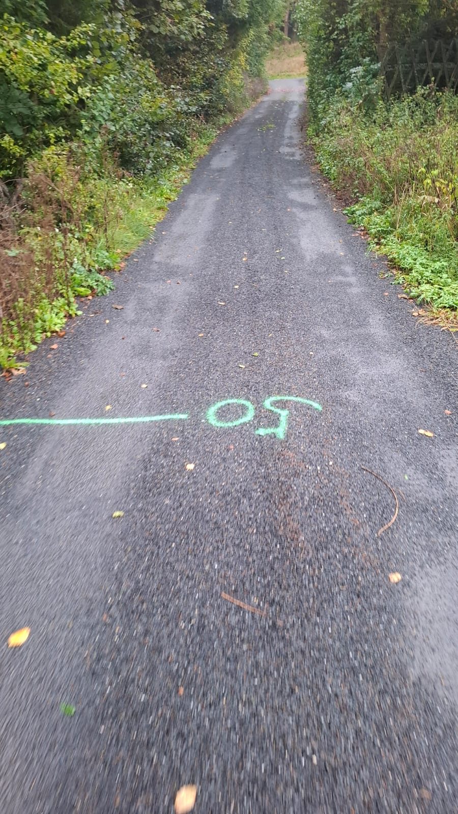 Podlesí - oprava komunikace po povodních