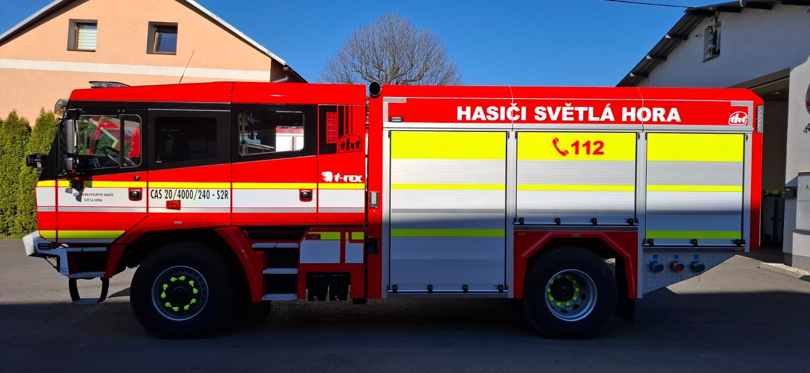 Nová cisternová automobilová stříkačka pro JSDH Světlá Hora